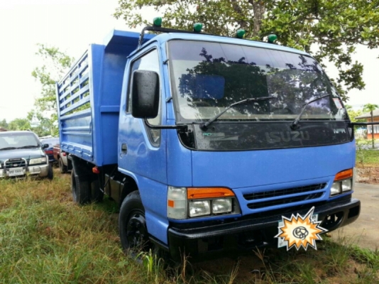 หกล้อ อีซูซุ NPR130แรงรถหัาง ปี46 ดั้มสามมิตร5คิว สภาพพรัอมใช้งาน ทะเบียนพร้อมโอน