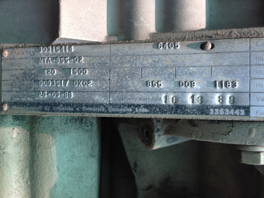 เครื่องกำเนิดไฟฟ้าเครื่อง Cummins Bigcam(Cam 4) ไดร์ 350 KVA เครื่องกำเนิดไฟฟ้าเครื่อง Cummins Bigcam(Cam 4) ไดร์ 350 KVA