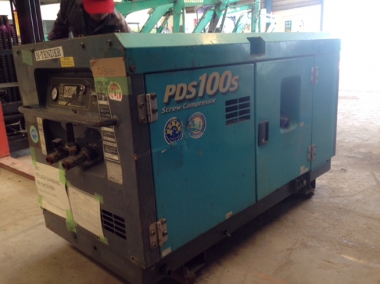 เครื่องปั๊มลม Airman PDS100S (100cfm) ทำงานน้อย สนใจโทร. 080-6565422 (หนิง)