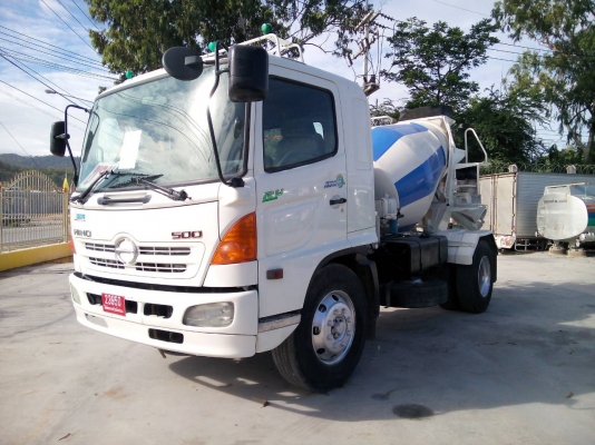 ขายรถ 6 ล้อโม่ปูน 2คิวครึ่ง HINO รุ่น MEGA เครื่องยนต์ 212 แรงม้า