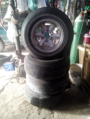 ขายล้อแม้กกะบะ หก รู ขอบ 15 สี่วง