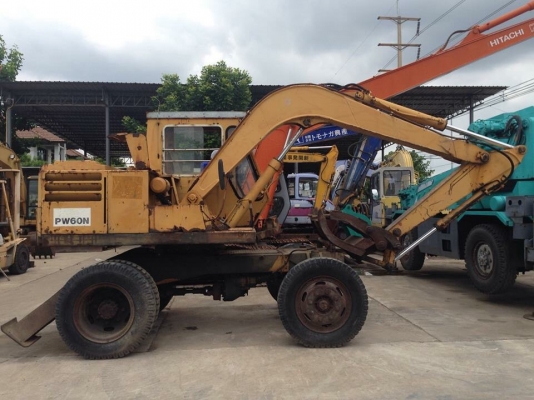 Komatsu PW60N-1รถเก่าญี่ปุ่นไม่เคยใช้งานในไทย
