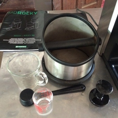 เครื่องชงกาแฟRANCILIO  Silvia+เครื่องบดRANCILIO  Rocky พร้อมอุปกรณ์
