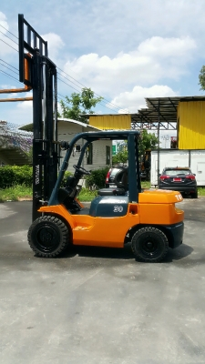 TOYOTA 7FD30 ขนาด3ตัน เสาสูง3เมตร เกียร์ออร์โต้ เครื่องยนต์ดีเซล2Z ยางตันใหม่4เส้น รับประกันเครื่องเกียร์3เดือน ราคาต่อรองได้0816161541
