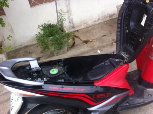 Yamaha Mio 125 GT แดงดำ สวย วิ่งน้อย พร้อมใช้ทุกระบบYamaha Mio 125 cc รุ่น GT สี แดง ดำ ชุดสีสวย เครื่องดี เดิม วิ่งน้อย ระบบไฟ ติดครบ เบรค หน้าหลัง สตาร์ท มือเท้า ตรวจเช็คพร้อมใช้ น้ำมันเครื่อง แบตเตอร์รี่ใหม่ ระบายความร้อนหม้อน้ำ ที่เก็บของใต้เบาะใหญ่ ร