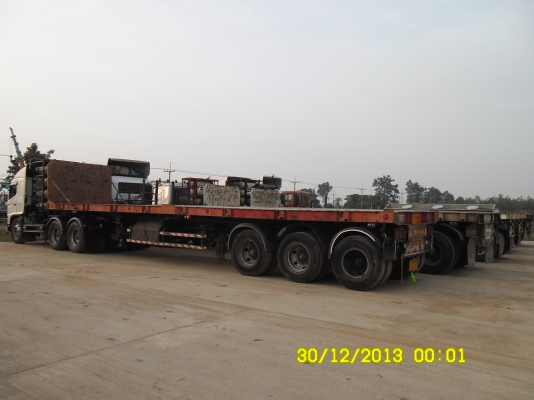 บริการรถรับจ้างขนส่งวัสดุ สิ่งของและเครื่องจักรโดยรถเทลเลอร์