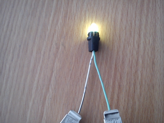 ขั้วไฟ พร้อมหลอดT5