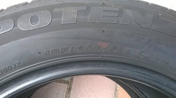 ขายยาง bridgestone potenza re080 185/60-R15