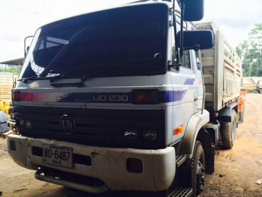 10 ล้อดั้ม 230 แรง NISSAN UDCW430M เครื่อง PE6 รถสวย หัวสวยเดิมบาง คัสซีสวย ยางสวย กระบะดั้มสามมิตร เล่มติดมือ