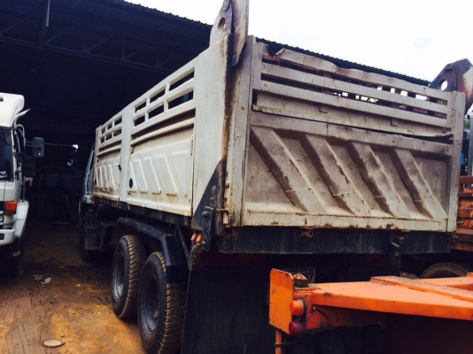 10 ล้อดั้ม 230 แรง NISSAN UDCW430M เครื่อง PE6 รถสวย หัวสวยเดิมบาง คัสซีสวย ยางสวย กระบะดั้มสามมิตร เล่มติดมือ