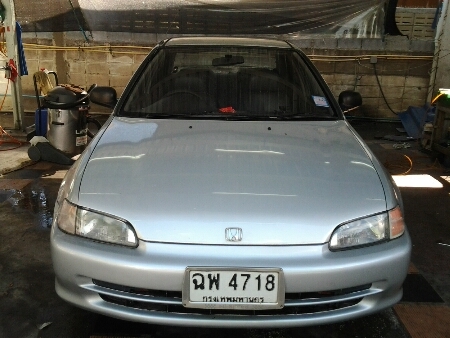 ขายรถยนต์ ปี92 ฮอนด้า ซีวิค รุ่นเตารีด เครื่อง1500cc.(ติดแก๊ส) เกียร์ออโต้ พวงมาลัยเพาเวอร์ แอร์เย็น วิทยุCD ล้อแม็ก ภายในสวย