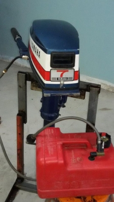 ขายด่วน เครื่องเรือ ยามาฮ่า 7 แรงพร้อมถังน้ำมัน16500