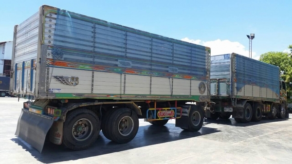 ขาย ISUZU 320 พ่วงแม่ลูก กระบะเนียมคอกเกษตร ดั๊ม รถปี 49