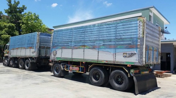 ขาย ISUZU 320 พ่วงแม่ลูก กระบะเนียมคอกเกษตร ดั๊ม รถปี 49