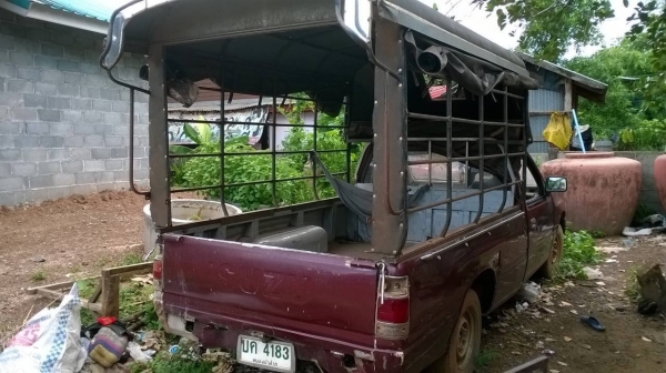 ขายรถกระบะตอนเดียว ISUZU TFR 87 ปี 35 เครื่องดี คัสซีมีผุด้านซ้าย กระบะสแตนเลส ทะเบียนครบพร้อมโอน