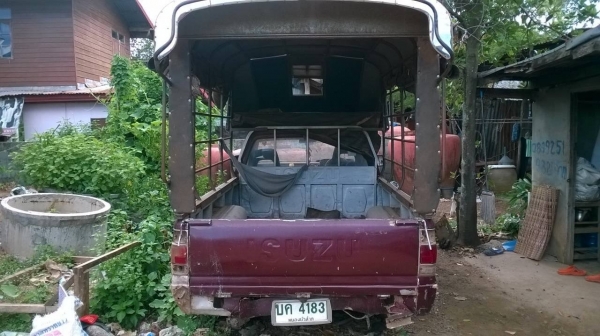 ขายรถกระบะตอนเดียว ISUZU TFR 87 ปี 35 เครื่องดี คัสซีมีผุด้านซ้าย กระบะสแตนเลส ทะเบียนครบพร้อมโอน