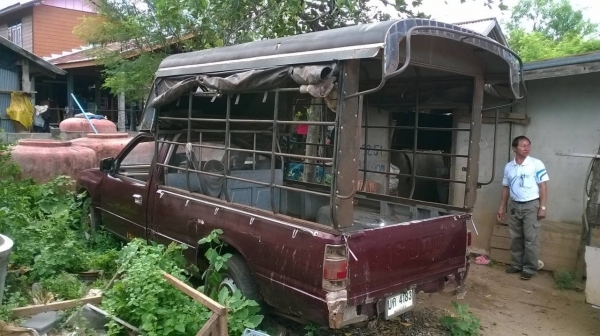 ขายรถกระบะตอนเดียว ISUZU TFR 87 ปี 35 เครื่องดี คัสซีมีผุด้านซ้าย กระบะสแตนเลส ทะเบียนครบพร้อมโอน