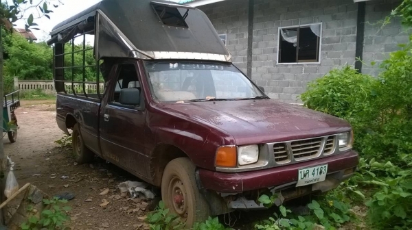 ขายรถกระบะตอนเดียว ISUZU TFR 87 ปี 35 เครื่องดี คัสซีมีผุด้านซ้าย กระบะสแตนเลส ทะเบียนครบพร้อมโอน