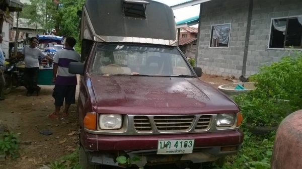 ขายรถกระบะตอนเดียว ISUZU TFR 87 ปี 35 เครื่องดี คัสซีมีผุด้านซ้าย กระบะสแตนเลส ทะเบียนครบพร้อมโอน