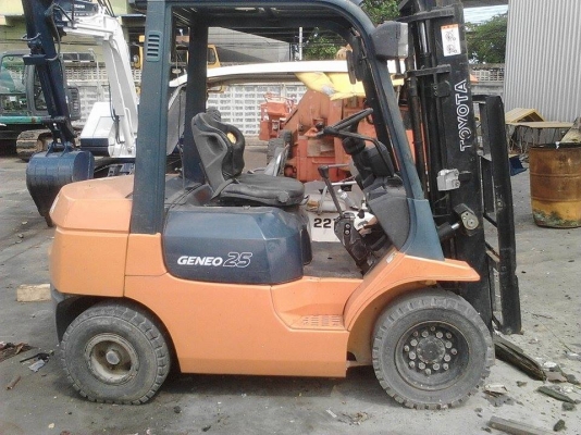 ขายรถโฟร์คลิฟท์ TOYOTA รุ่น7FD25 ขายถูกๆ ขายรถโฟร์คลิฟท์ TOYOTA รุ่น7FD25 ขายถูกๆ