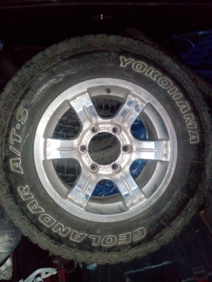 ล้อแม็กขอบ15 /225/70 พร้อมยาง4เส้น