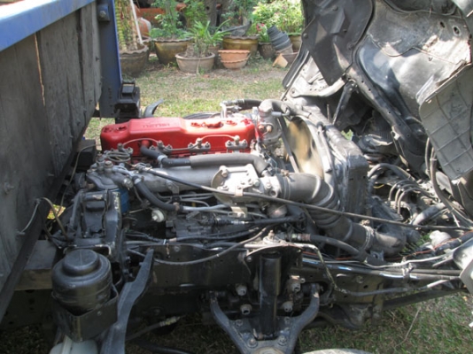 ISUZU NKR 66 E หัวการ์ตูน เครื่อง 110 ไม่ติดเวลา