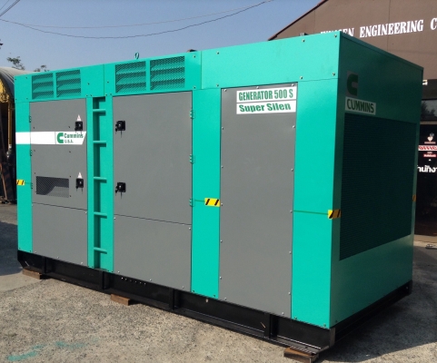 เครื่องปั่นไฟ500kva.cummins USA.รับประกัน18เดือน