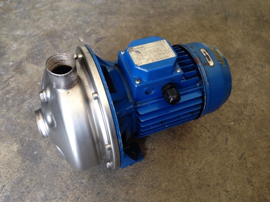 ขายปั้มน้ำหอยโข่งหัวปั้มสแตนเลส Ebara 0.5HP. 380V ขนาดเข้า 1.5นิ้ว ออก 1นิ้ว สภาพสวย พร้อมใช้งาน