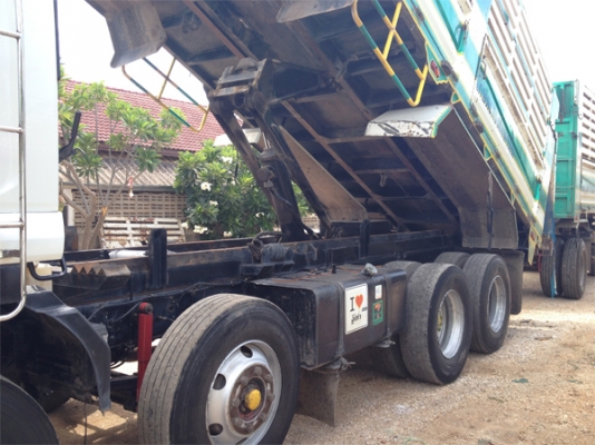 รถเจ้าของฝากขาย ขายรถพ่วง20ล้อ ดัมพ์ ISUZU DECA ยูโร3 รุ่น 300 จดทะเบียน ธค.52 แม่ 12ล้อ ลูก 2เพลา ดัมพ์เหล็กคอกเกษตร