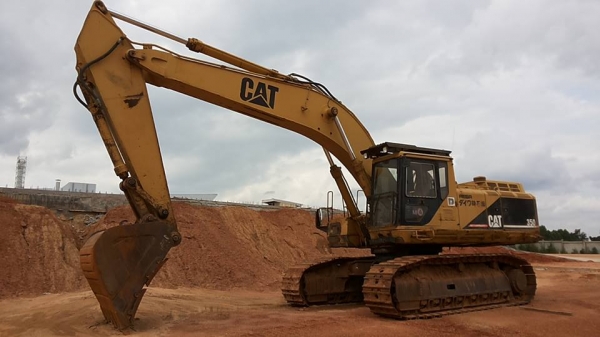 **2,400,000 บ.ต่อรอง/// แบคโฮ CAT 350 สวยเดิม **ขาย CAT 350 แบคโฮ รุ่นใหญ่ ขนาด 49ตัน HYD.EXCAVATOR CATERPILLAR 350 ปี1995 ซีเรียล.*7RK00330* สภาพเก่านอก ประมูลจาก JSSR. ไม่ค่อยได้ใช้งาน ครับ ใช้งาน 1x,xxx ชั่วโมง เครื่องเดิม ปั้มเดิม ไฟฟ้าเต็ม เครื่องCAT