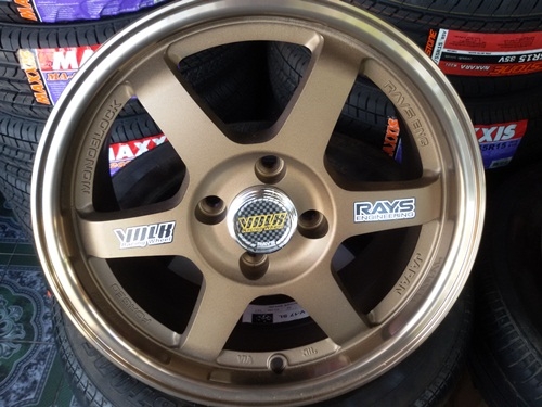 ขายล้อCE28 ขอบ15 4รู100-114 กว้าง 7  4  ล้อ  (ล้อใหม่)