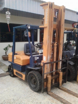 ขายรถโฟร์คลิฟท์ TOYOTA รุ่น 405FG25 เสาสูง 6เมตร ขนาด 2.5 ตัน เสาสูง6 เมตร