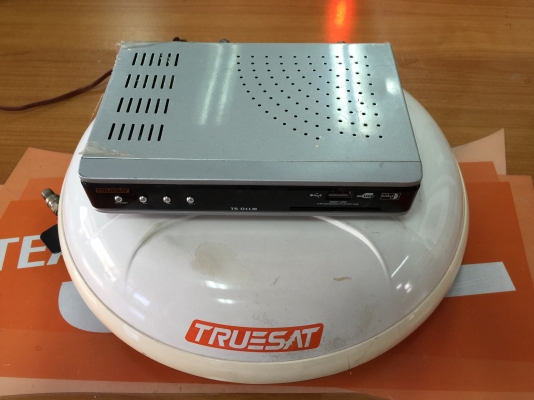 ขายจานดาวเทียม TRUESAT ติดรถยนต์สภาพสวยของแท้