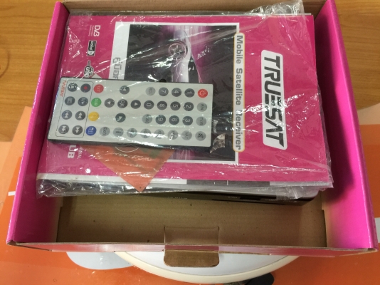 ขายจานดาวเทียม TRUESAT ติดรถยนต์สภาพสวยของแท้