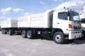 ขายรถใหม่รถบรรทุก 22 ล้อพ่วงแม่ลูกดัมพ์ HINO MEGA FM1A 344 แรงม้าปี 2558 ลูกพ่วง 3 เพลา ขายดาวน์15\% 628000