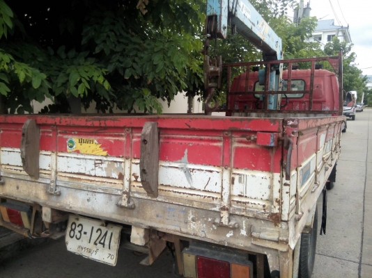 ขายด่วนรถ6ล้อติดเครน2.5ตัน2ปอก3ชักTADANOเครือง120แรง