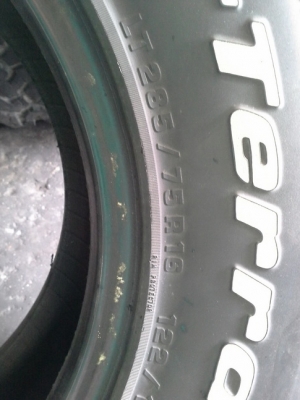 BF All USA. 285/75/16 ปี09  สภาพดี 1ชุด