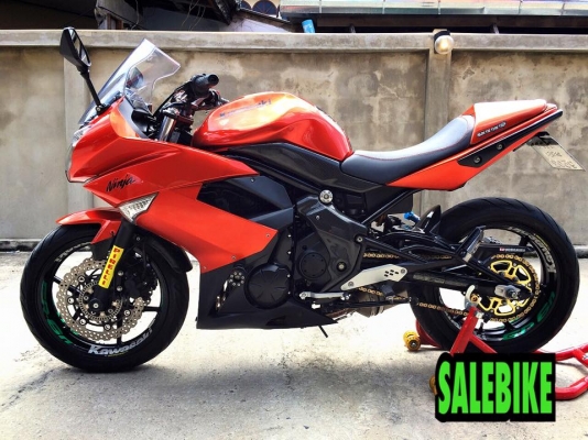 KAWASAKI NINJA 650 ABS ปี2011งามๆมาพร้อมท่อAKRAPOVIC FULL คาร์บอนเคฟล่าทั้งคัน