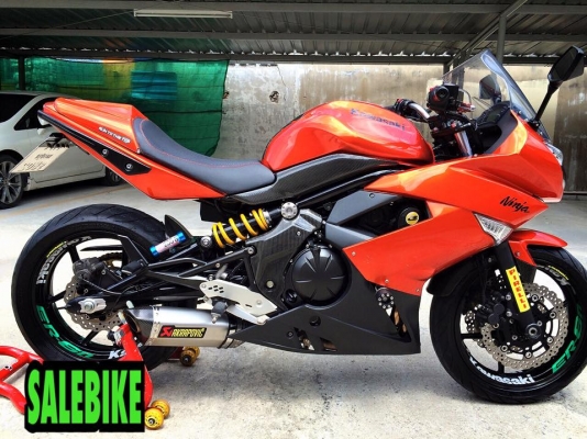 KAWASAKI NINJA 650 ABS ปี2011งามๆมาพร้อมท่อAKRAPOVIC FULL คาร์บอนเคฟล่าทั้งคัน