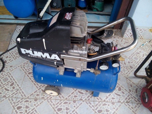 ขายปั้มลมโรตารี PUMA 25ลิตร 3hp มือสองครับ ขายปั้มลมโรตารี PUMA 25ลิตร 3hp มือสองครับ