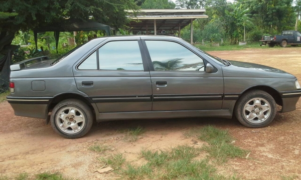 PEUGOET 405 เครื่องเดิม เกียร์เดิม เพาเวอร์ ไฟฟ้า แอร์เย็น เล่มพร้อมจร้า