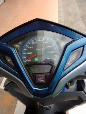 Honda Click 125 i ปี 2556 สีน้ำเงินเทา รุ่น idling stop (ล้อแม็กซ์แท้) ตัวท๊อปสุด รถสวยนางฟ้ามากมาย