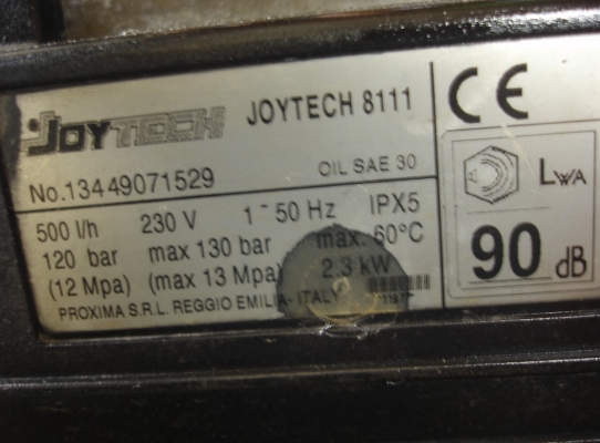 ขายเครื่องฉีดน้ำล้างแอร์ 130 บาร์ "Joytech" รุ่นงานหนัก ลูกลูบเซรามิก