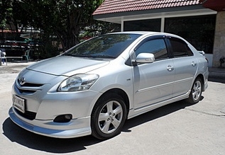 TOYOTA VIOS 1.5 E AUTO ปี 2008 พร้อมติดแก๊ส LPG พร้อมใช้ จัดไฟแนนซ์ได้ ไม่ต้องมีคนค้ำ T.081373-7087 คุณสมพร