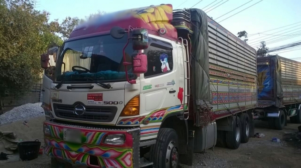 ขายรถพ่วง 22 ล้อ แม่-ลูก กระบะเนียมคอกเกษตรดั้ม อู่.ส.สมบัติ HINO-380 ซีรี้.500 ปี.52-53 สวยๆเลย ราคาเบาๆ สนใจโทรด่วน