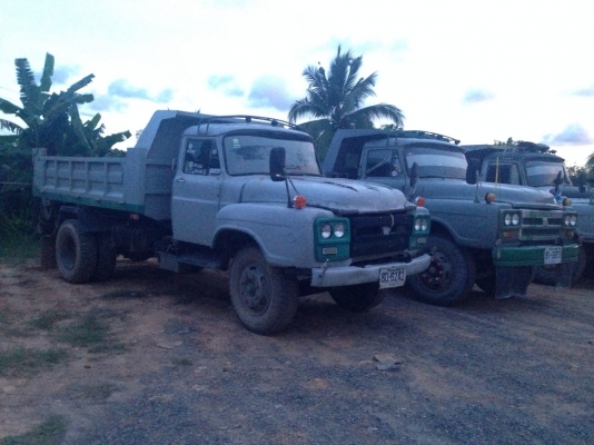 ขายรถดั๊มหน้ายาว 2 คัน ISUZU FUSO 6bd1 160แรงม้า