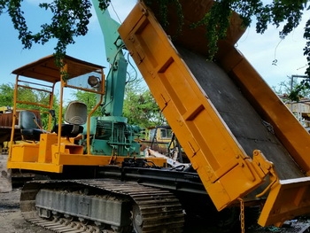 มาแล้วนะครับ - รถบรรทุก ตีนตะขาบ ดั๊มเปอร์ dumper : HITACHI CH 40-2 ติดเครน 3 ตัน ยกดั๊มได้ พร้อมใช้งาน
