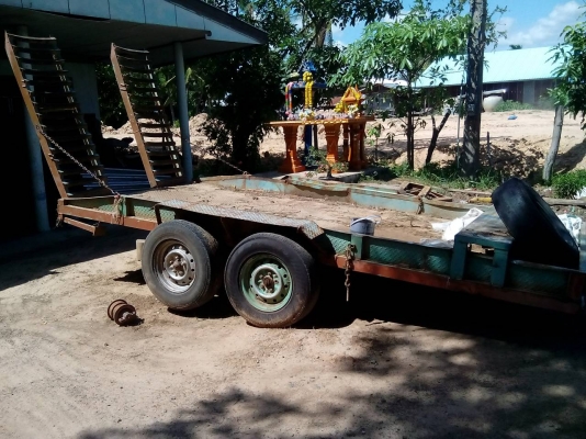 เทนเลอร์4ล้อ ขนรถเกี่ยวรถแม็คโค