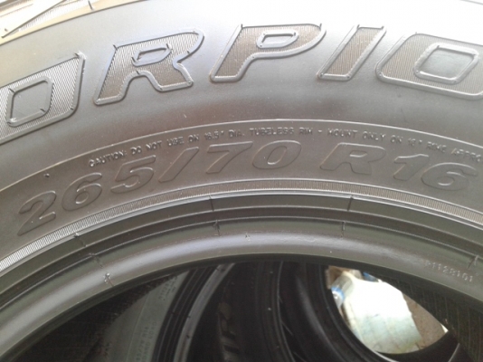 ขายยาง 265/70/16 ปี13 สวยๆ