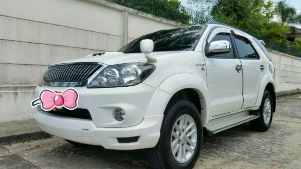 รถ(กันกะสุนนิระภัยรอบคัน) ฟอร์จูนเนอร์ 3.0 ออโต้ ท๊อป&times;ท๊อป ปี08 รุ่นพิเศษ หุ่มเกาะกันกะสุน รอบคัน ทะเบียนเอกสาร พร้อมโอน